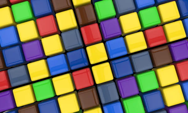 Colorful cubes — Stock Photo, Image