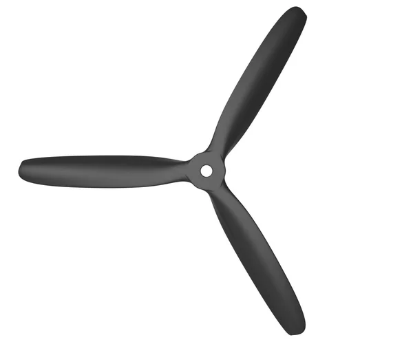 Drie bladen propeller — Stockfoto