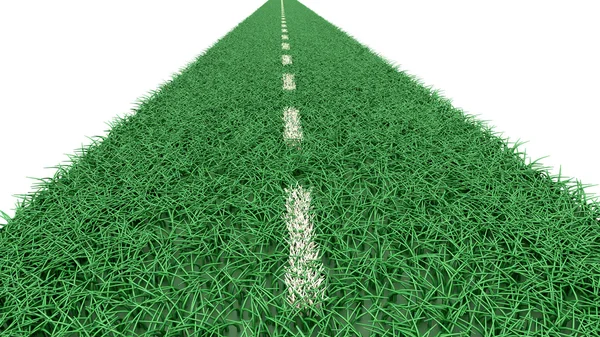 Road made of grass — Stock Photo, Image