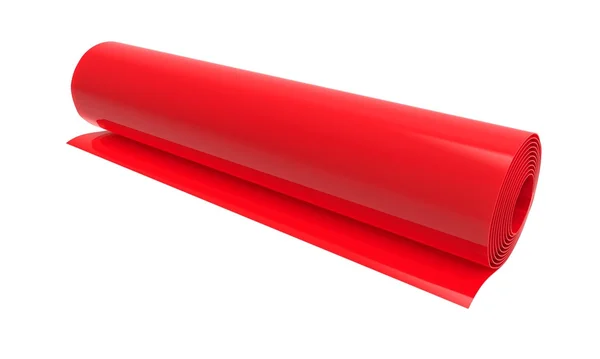 Roll of color cloudy plastic — Stock Photo, Image