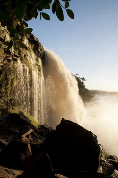 Водоспад в canaima, Венесуела — стокове фото