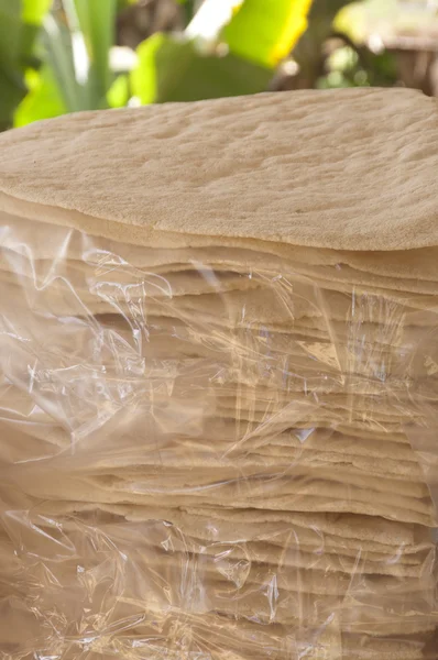 Pasteles de manioca listos en la aldea india, Venezuela —  Fotos de Stock