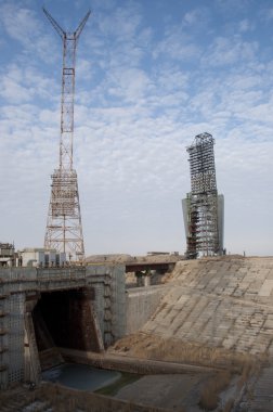 buran Energiya uzay sistem fırlatma rampası. Baykonur cosmodrome