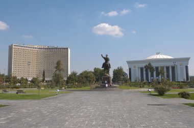 emir timur (tamerlan) meydanında Taşkent, Özbekistan