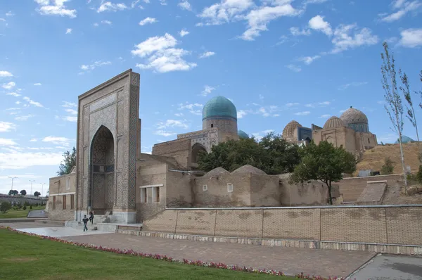 Necropoli di Shah-i-Zinda in Samarcanda, Uzbekistan — Foto Stock