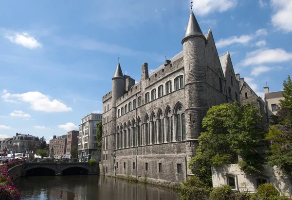 Castillo en Gent, Bélgica — Foto de Stock