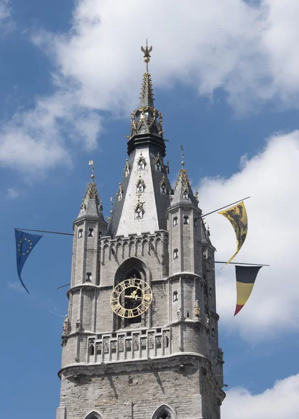 Torre en Gent, Bélgica — Foto de Stock