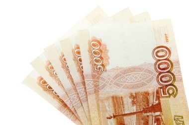 Russian money clipart