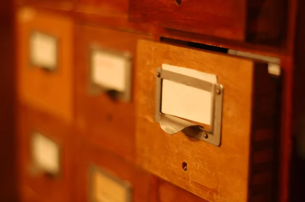 Catálogo da biblioteca — Fotografia de Stock