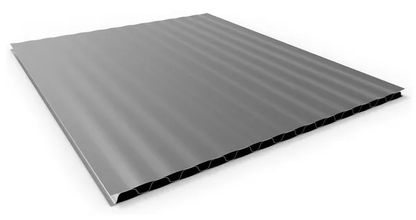 Metalowe falistej sandwich panel — Zdjęcie stockowe