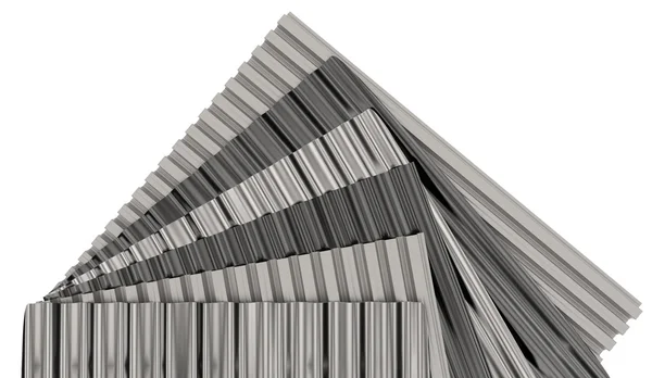 Corrugated sheets — Stock Photo, Image