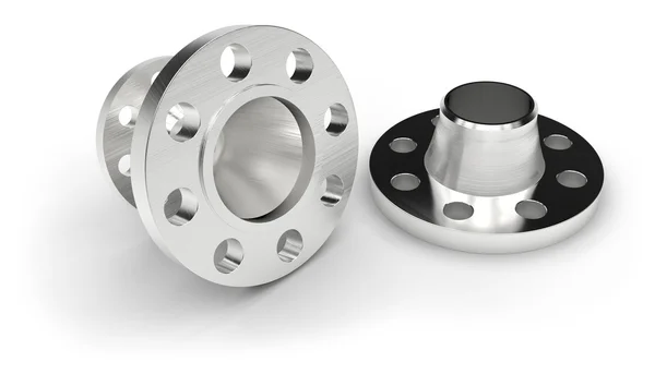 Metal flanges — Stock Photo, Image