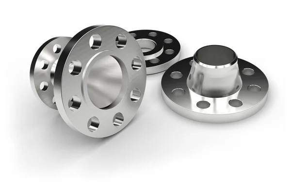 Metal flanges — Stock Photo, Image