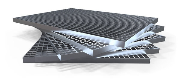 Molded grating