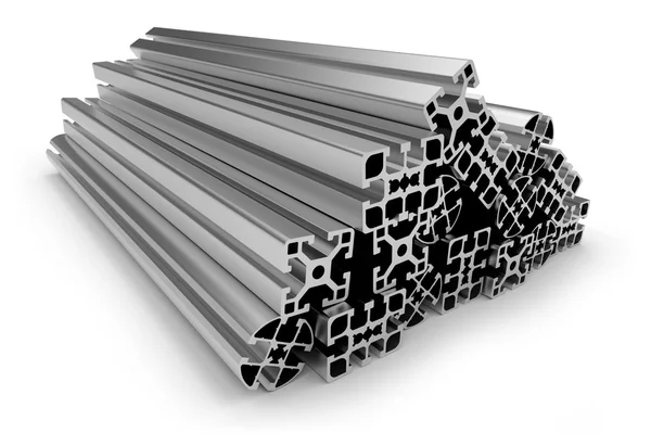 Aluminum profile — Stock Photo, Image