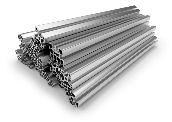Perfil de alumínio — Fotografia de Stock