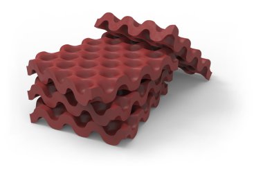 Anti vibration silicone rubber mat clipart