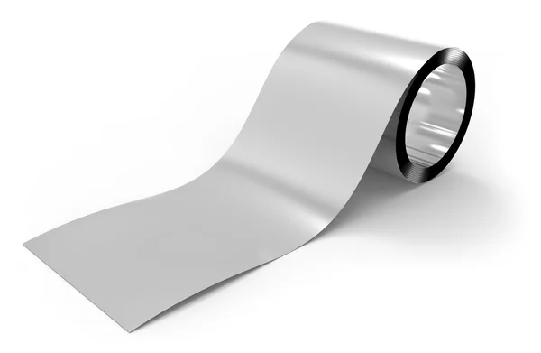 Roll of metal foil — Stock Photo, Image