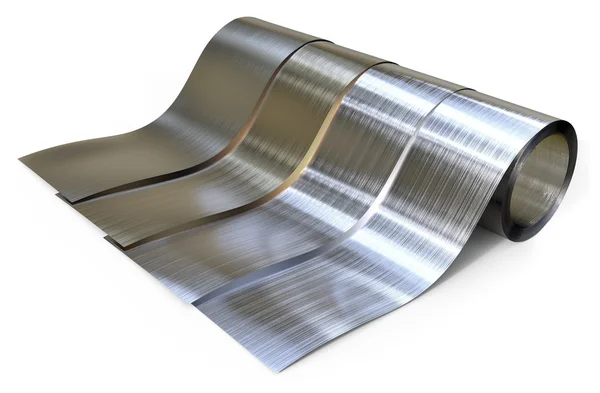 Rolls of metal foil — Stock Photo, Image