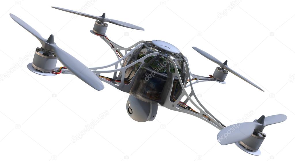 Quadrocopter with camera