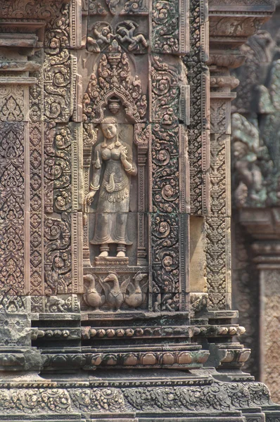Angkor Kamboçya Tapınağı mimarisi detayları — Stok fotoğraf