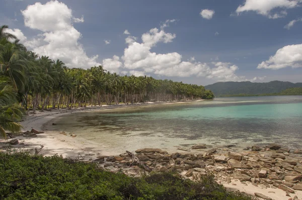 Pláž. Port barton, palawan, Filipíny — Stock fotografie