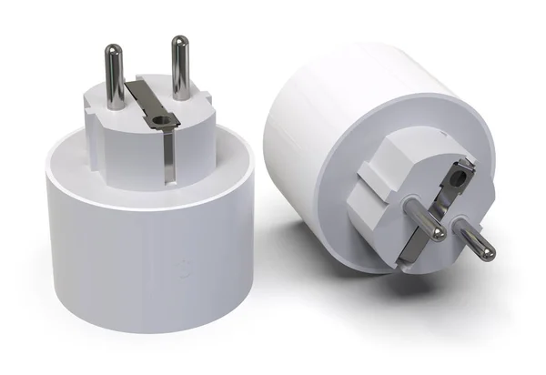 Smart Plug Device Isolated White — Stock Photo, Image