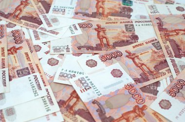 Rus ruble banknot ve madeni paralar