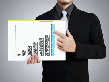 Elimde kartvizit var.