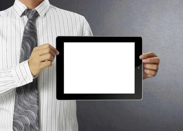 Touch- tablet in hands — Stock Photo, Image