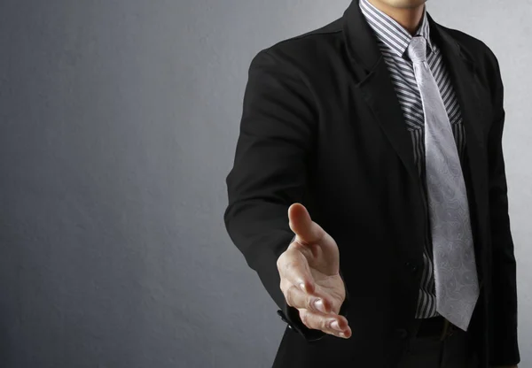 Open hand ready to seal — Stock Photo, Image