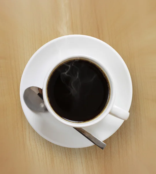 Cup of coffee or hot — Stock Photo, Image