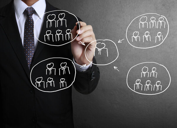 drawing social network structure