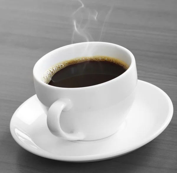 Cup of coffee or hot — Stock Photo, Image