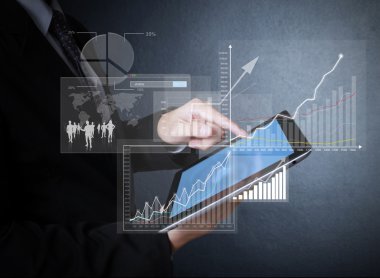 eller iş adamları da dokunmatik tablet