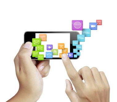 Cep telefonuna dokun.