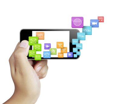 Cep telefonuna dokun.