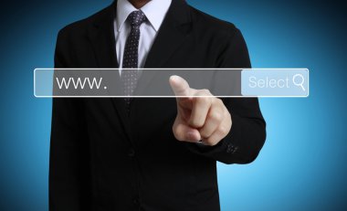 bir dokunmatik ekran arayüzü bastırıyor