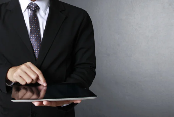 Touch- tablet in hands — Stock Photo, Image