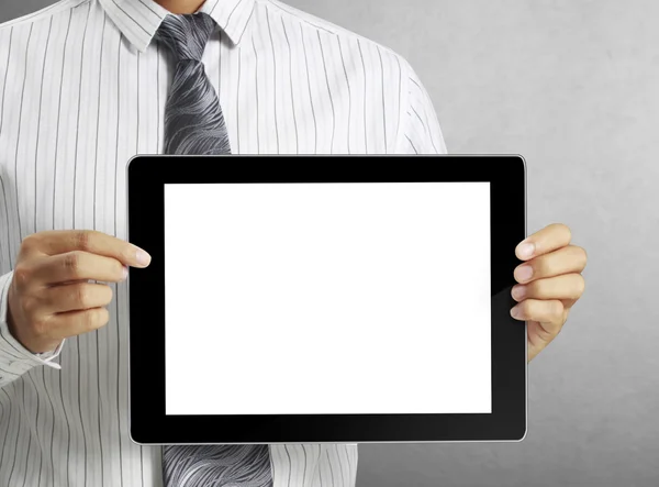 Touch- tablet in hands — Stock Photo, Image