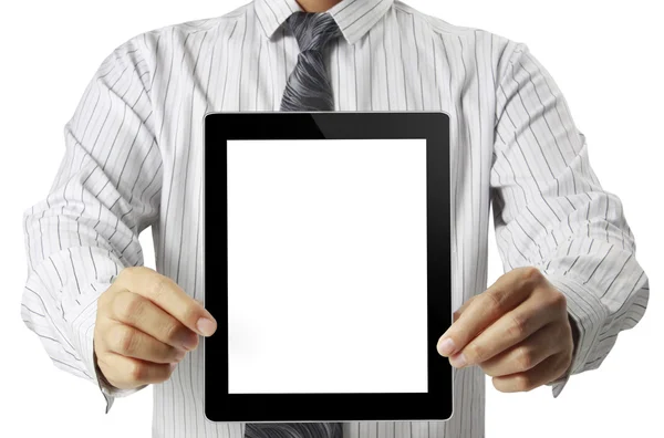 Touch-Tablet in der Hand — Stockfoto