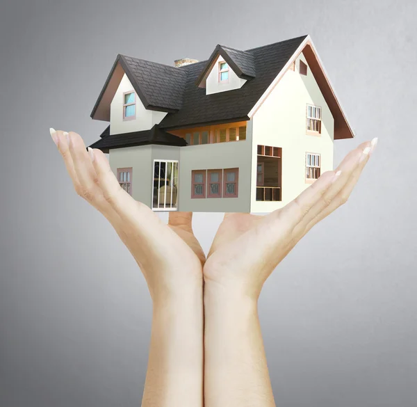 Hus modell hus koncept — Stockfoto