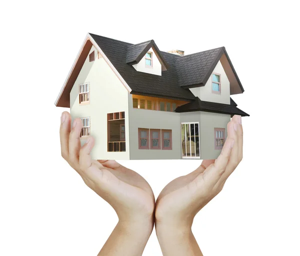 Huis model huis concept — Stockfoto