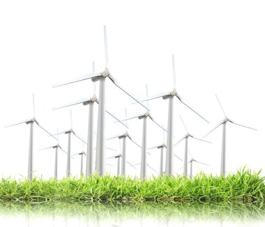  elektrik üreten Rüzgar türbinleri 