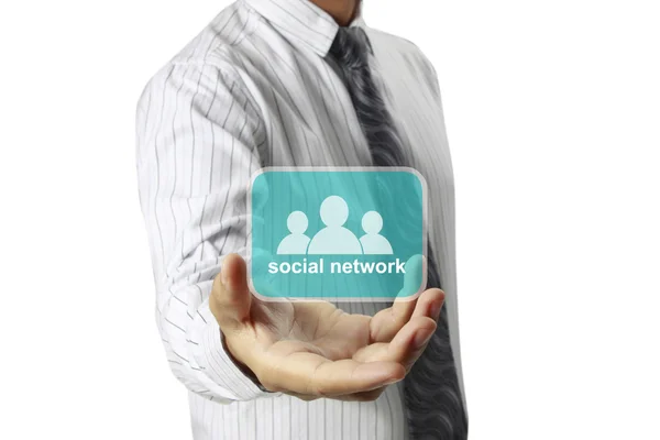 Sociaal netwerkstructuur — Stockfoto