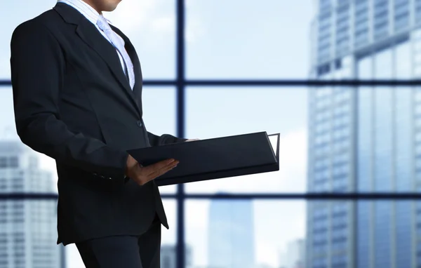 Tablet computer isolated in a hand — Stock Photo, Image