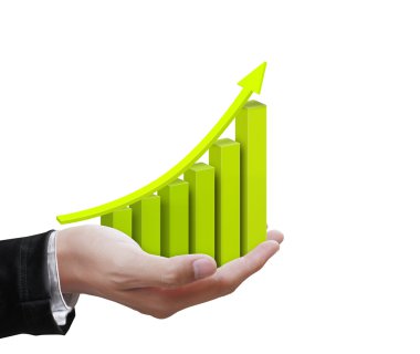 renk grafik tutan adam