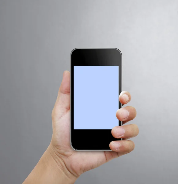 Smartphone in der Hand — Stockfoto