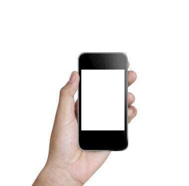 El ele tutuşan akıllı telefon