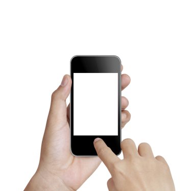 El ele tutuşan akıllı telefon